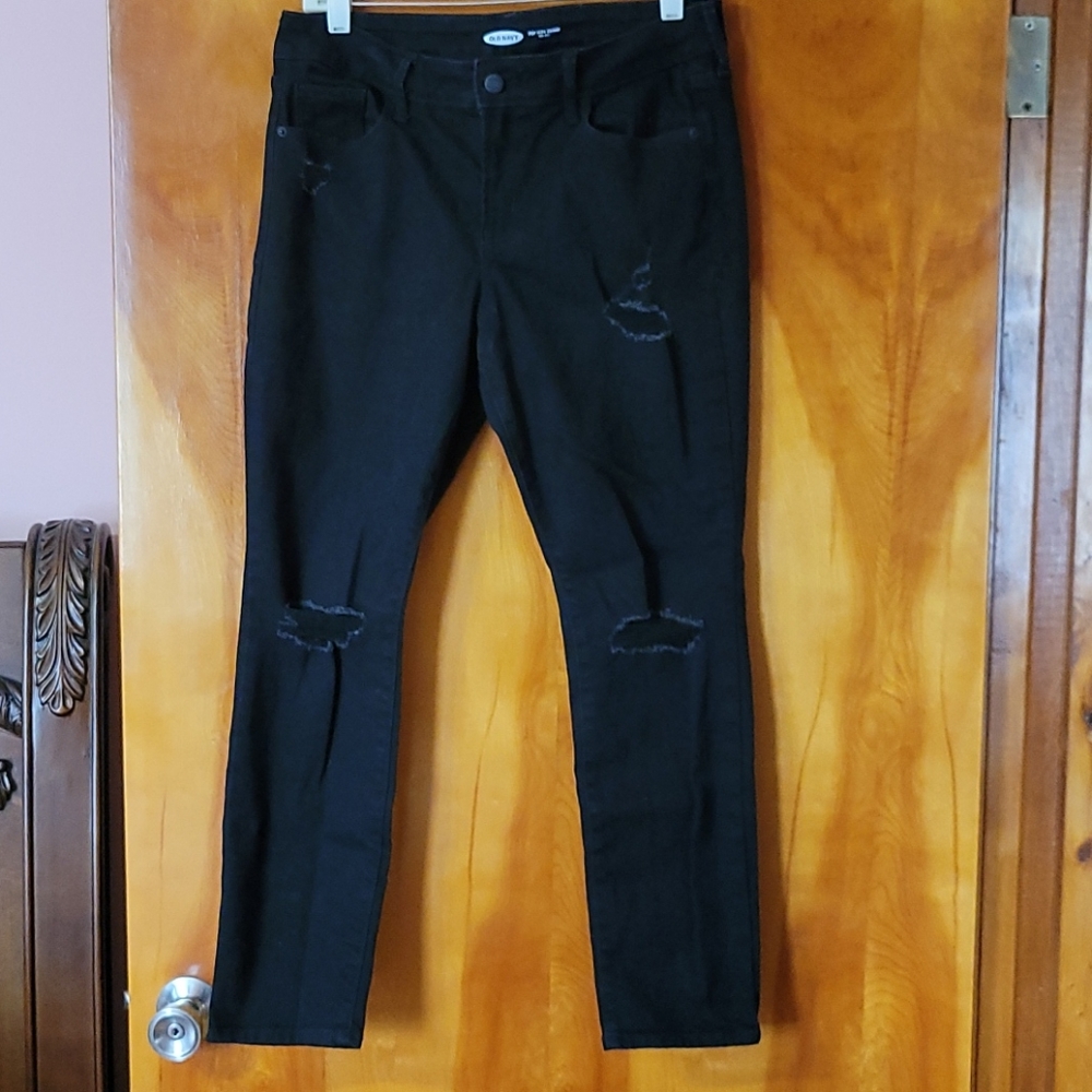 Black stretch jeans